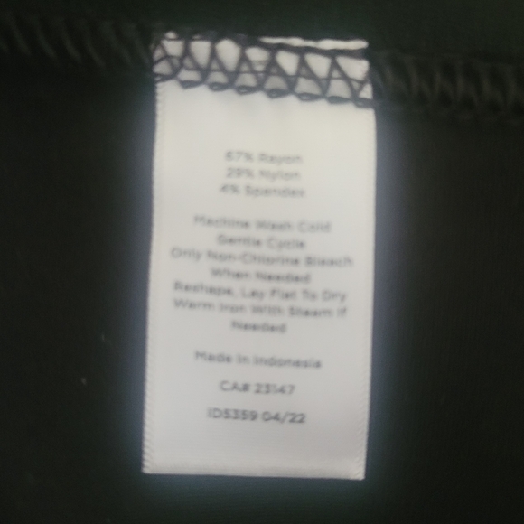 Talbots Soho Ankle Pants Size 12P Blk. NWT - Picture 3 of 6